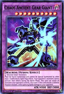 Chaos Ancient Gear Giant #RATE-EN041