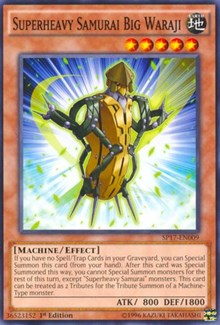 Superheavy Samurai Big Waraji (Starfoil) #SP17-EN009