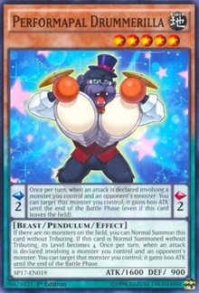 Performapal Drummerilla (Starfoil) #SP17-EN019