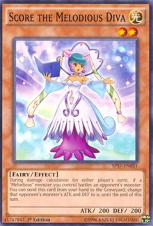 Score the Melodious Diva (Starfoil) #SP17-EN031