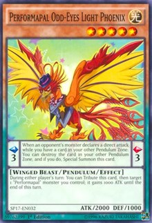 Performapal Odd-Eyes Light Phoenix (Starfoil) #SP17-EN032