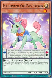 Performapal Odd-Eyes Unicorn #SP17-EN033