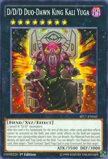 D/D/D Duo-Dawn King Kali Yuga #SP17-EN045
