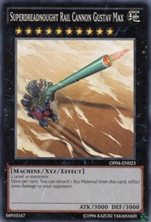Superdreadnought Rail Cannon Gustav Max #OP04-EN023