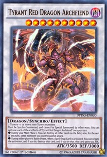 Tyrant Red Dragon Archfiend #DPDG-EN030