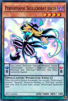 Performapal Skullcrobat Joker #PEVO-EN022