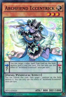 Archfiend Eccentrick #PEVO-EN026