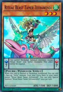 Ritual Beast Tamer Zefrawendi #PEVO-EN049