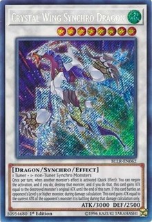 Crystal Wing Synchro Dragon #BLLR-EN062