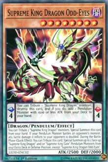 Supreme King Dragon Odd-Eyes #LEDD-ENC02