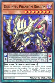 Odd-Eyes Phantom Dragon #LEDD-ENC03