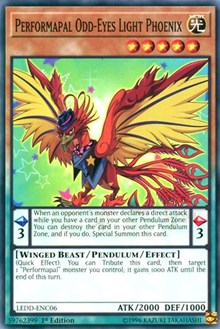 Performapal Odd-Eyes Light Phoenix #LEDD-ENC06