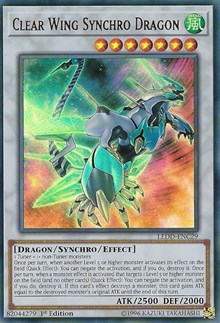 Clear Wing Synchro Dragon #LEDD-ENC29