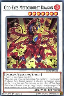 Odd-Eyes Meteorburst Dragon #LEDD-ENC31