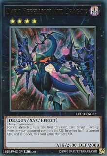 Dark Rebellion Xyz Dragon #LEDD-ENC32