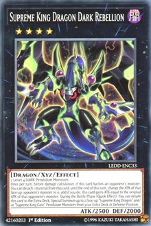 Supreme King Dragon Dark Rebellion #LEDD-ENC33