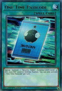 One-Time Passcode #CIBR-EN061