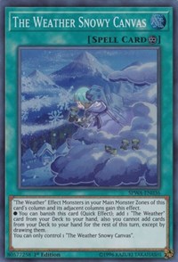 The Weather Snowy Canvas #SPWA-EN036