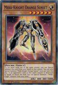 Mekk-Knight Orange Sunset #EXFO-EN016