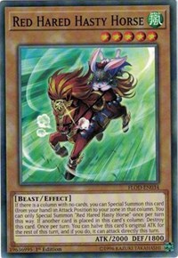 Red Hared Hasty Horse #FLOD-EN034