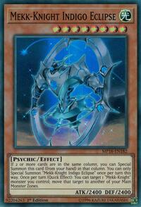 Mekk-Knight Indigo Eclipse #MP18-EN182