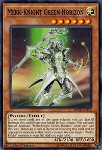 Mekk-Knight Green Horizon #MP18-EN178