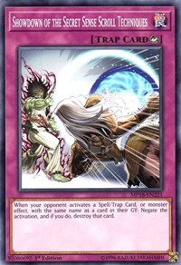 Showdown of the Secret Sense Scroll Techniques #MP18-EN221