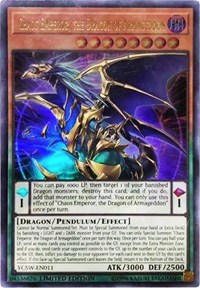 Chaos Emperor, the Dragon of Armageddon (UR) #YCSW-EN011