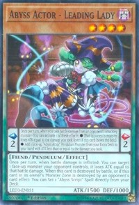 Abyss Actor - Leading Lady #LED3-EN051