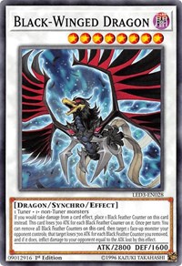 Black-Winged Dragon #LED3-EN028