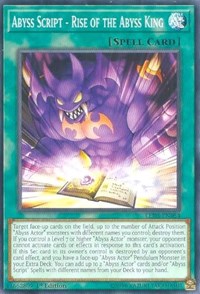 Abyss Script - Rise of the Abyss King #LED3-EN054
