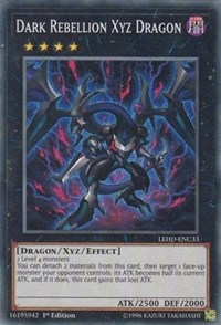 Dark Rebellion Xyz Dragon #LEHD-ENC33