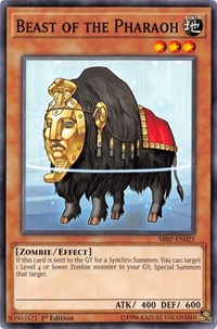 Beast of the Pharaoh #SR07-EN021
