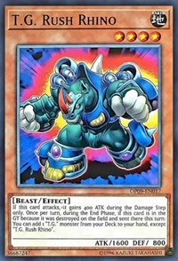 T.G. Rush Rhino #OP09-EN017