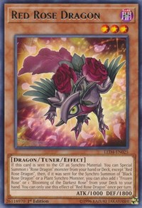 Red Rose Dragon #LED4-EN025