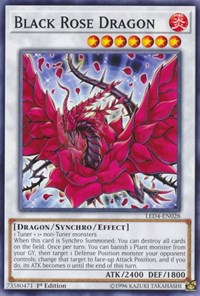 Black Rose Dragon #LED4-EN028