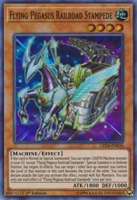 Flying Pegasus Railroad Stampede #LED4-EN036