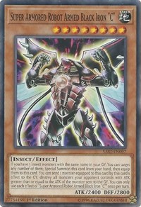 Super Armored Robot Armed Black Iron "C" #SAST-EN097