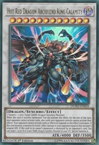 Hot Red Dragon Archfiend King Calamity #DUPO-EN059