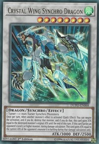 Crystal Wing Synchro Dragon #DUPO-EN068