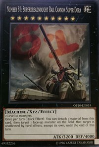 Number 81: Superdreadnought Rail Cannon Super Dora #OP10-EN019