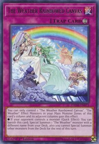 The Weather Rainbowed Canvas #DANE-EN073