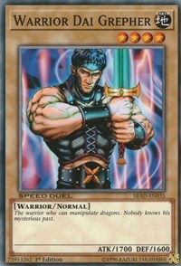 Warrior Dai Grepher #SBAD-EN035