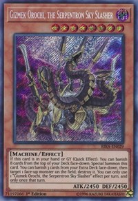 Gizmek Orochi, the Serpentron Sky Slasher #RIRA-EN029