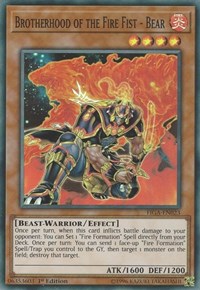 Brotherhood of the Fire Fist - Bear #FIGA-EN023