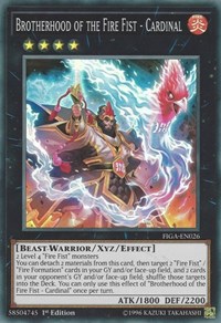 Brotherhood of the Fire Fist - Cardinal #FIGA-EN026