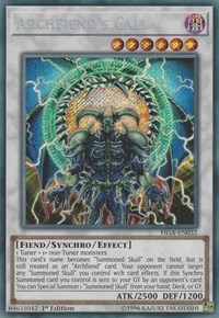 Archfiend's Call #FIGA-EN032