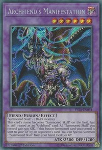 Archfiend's Manifestation #FIGA-EN034