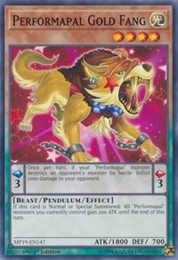 Performapal Gold Fang #MP19-EN147