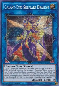 Galaxy-Eyes Solflare Dragon #MP19-EN188